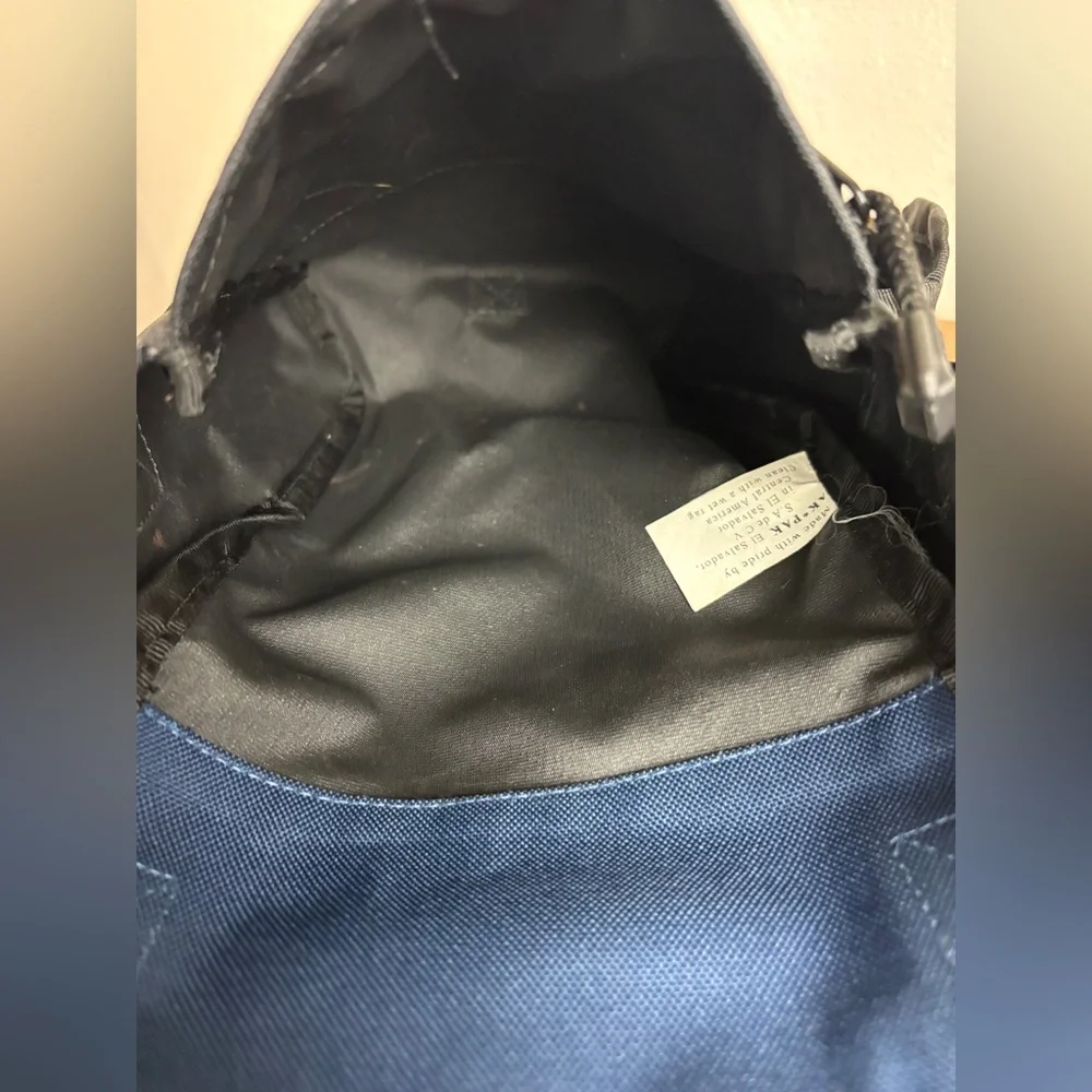 Dickies black canvas shoulder / messenger bag - Picture 6 of 8